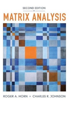 Matrix Analysis by Roger A. Horn (English) Hardcover Book