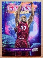 2023-24 Topps Chrome #GG-23 Alonzo Mourning Galaxy Greats Blue Cosmic /99