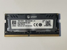 Micron Sport Ballistix 16GB DDR4 2666 SODIMM Laptop Memory RAM BLS16G4S26BFSD.16