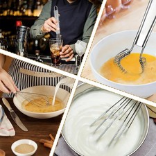 Mélangeur de Cuisine Batteur à Oeufs Construction Acier Inoxydable Design Pres