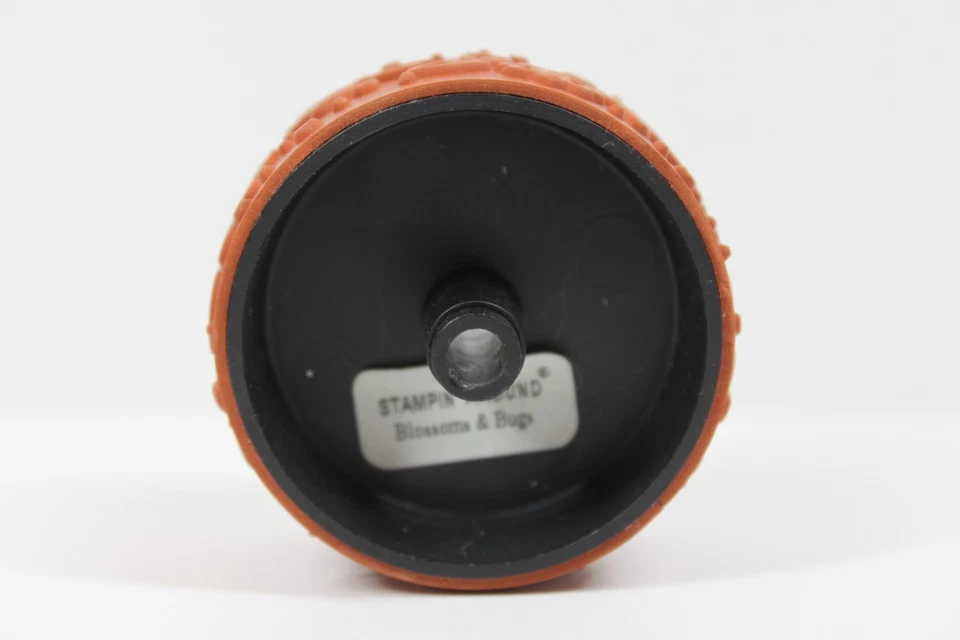 Estampación de goma alrededor de 1" rueda FLORES e insectos flores insectos Foto 2 de 2