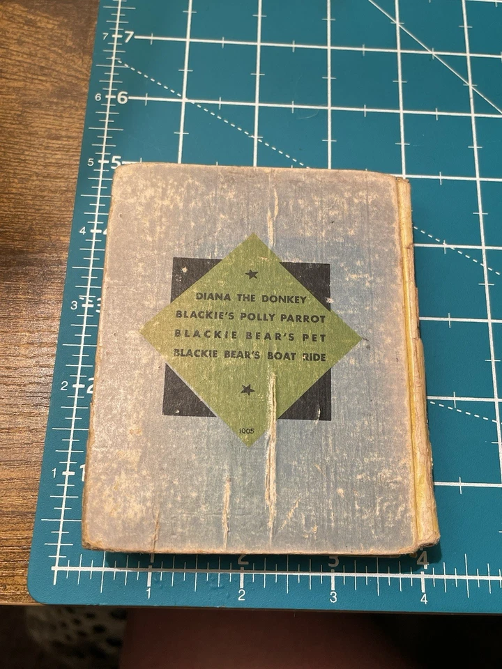 Blackie Bear and His Friends-  Big Little Nickel Book - 1935 Whitman Foto 3 de 4