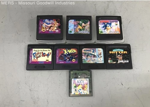 Lot Of 8 Sega Game Gear Game Cartridges