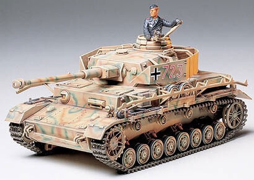 German Panzer Iv Ausf. J Tank 1:35 Plastik Modellbausatz Tamiya-image