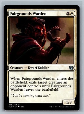 Magic The Gathering Kaladesh Fairgrounds Warden #013/264 MTG TCG CCG