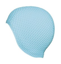 Fashy - Badehaube Gummi Schwimmhaube Badekappe Damen Luftgefüllt Türkis 3115-52