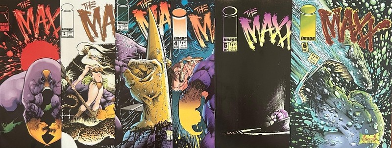 The Maxx #1-6 NM Comic Book Lot Sam Kieth Image Comics 1993