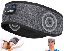 MUSICOZY Sleep Headphones Bluetooth 5.4 Headband, Wireless One Size, Grey