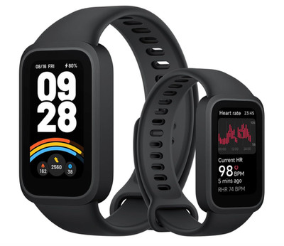 XIAOMI Smart Band 9 Active  Smartwatch bis zu 18 Tage Akku 50 Sportmodi Schwarz