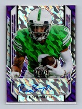 2021 Leaf Rico Bussey Jr. Metal Draft Auto Rookie RC Purple /30