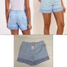 Vineyard Vines Wavy Stripe Border Print 5 " Every Day Shorts Size 4 - NWT