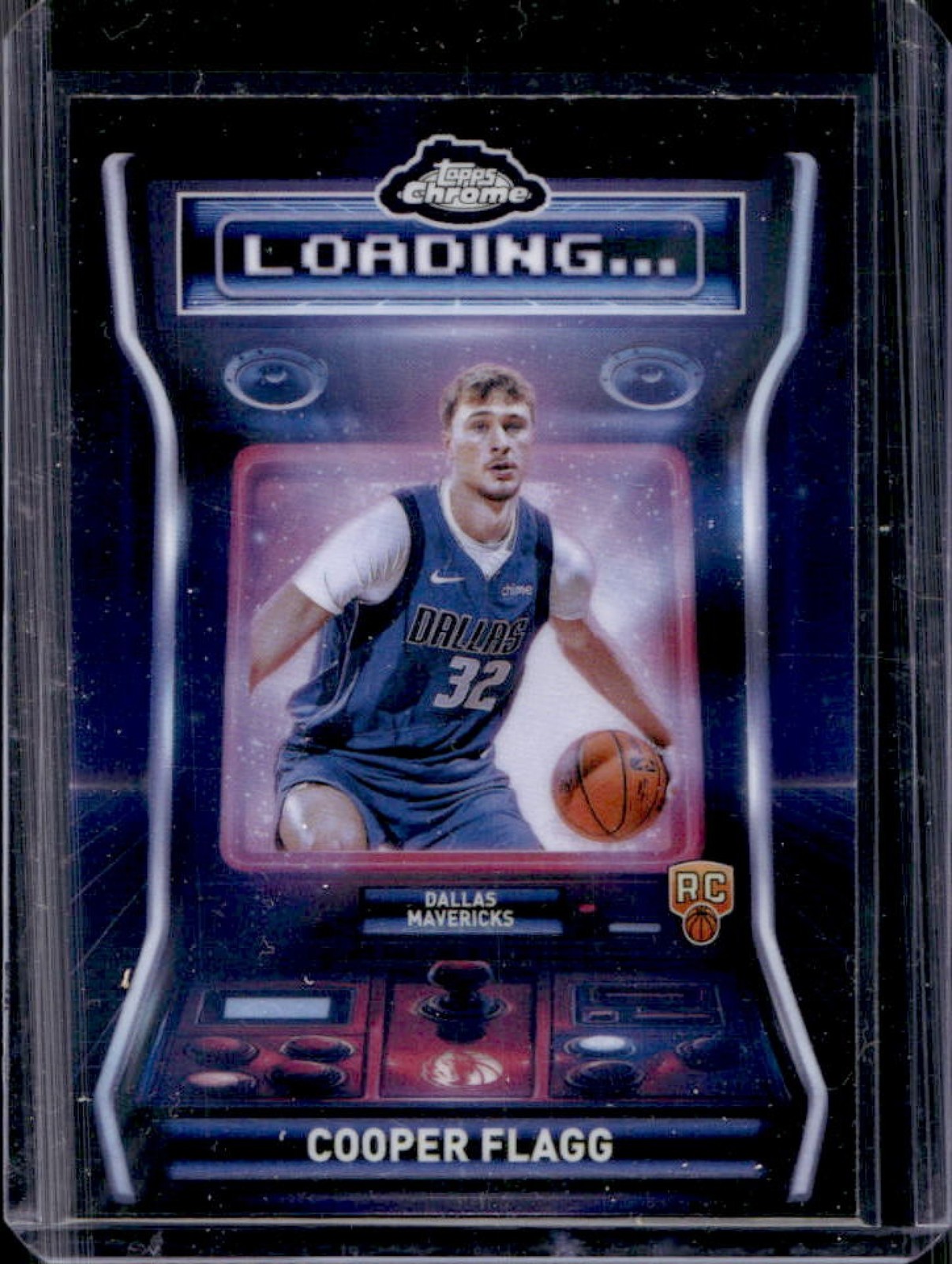 2025-26 Topps Chrome Cooper Flagg Loading RC Rookie #LD-11 Mavericks