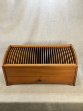 31 Day Wooden Monthly Mail Sorter Organizer Desk Top with Drawer Bill Letter