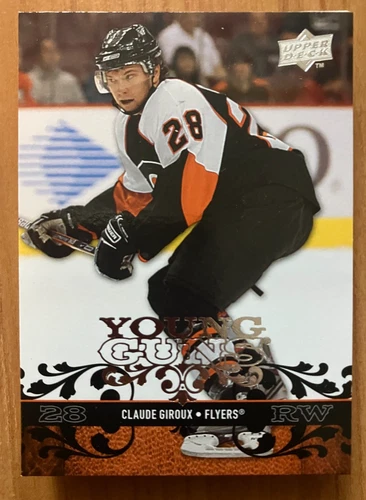 2008-09 Upper Deck Hockey #235 Claude Giroux Young Guns Rookie Card - Sharp!