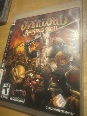 Overlord: Raising Hell (Sony Playstation 3, PS3, 2008) CIB Complete W/ Map!