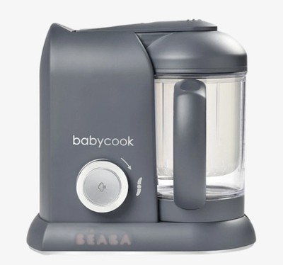 Beaba 912509 Babycook 4.5 Cups Cooker and Blender -Gray  Brand New & Ships FREE!