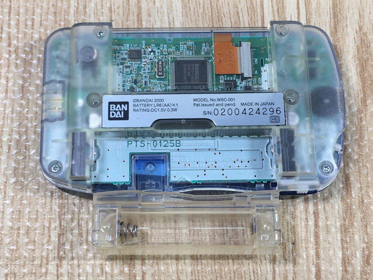 LG4474 Wonder Swan Color Crystal Blue Bandai Console Japan