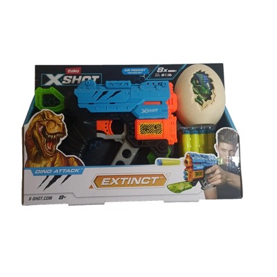 (JJ) Zuru XSHOT Dino Attack Extinct, Alter 8+, Neu, leichter Kartonschaden