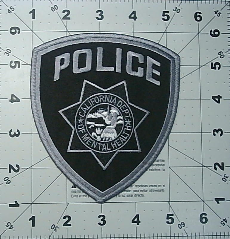 CALIFORNIA DEPT. OF MENTAL HEALTH. POLICE  (SUBDUED )