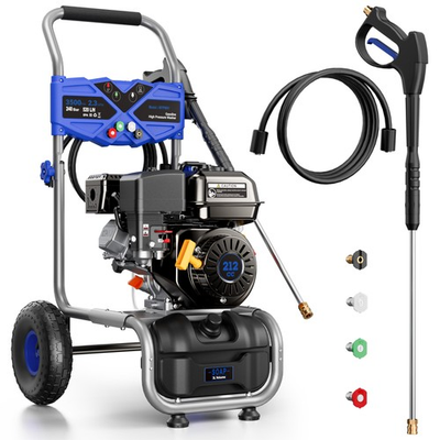 #ad Mutaomay Gas Power Washer Cold Water High Pressure Washer 3500PSI 2.3GPM 212CC $249.99
