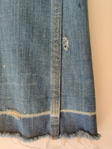 Vintage Heavy Duty Men's Western Style Red Snap Jeans - Picture 10 of 11
