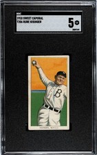 1909-11 T206 -  Rube Kisinger RC - SGC 5 EX - Sweet Caporal - Well Centered ***