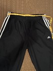 Adidas Pants Mens Adult Large Logo Track Pants Lined Athletic — photo 6