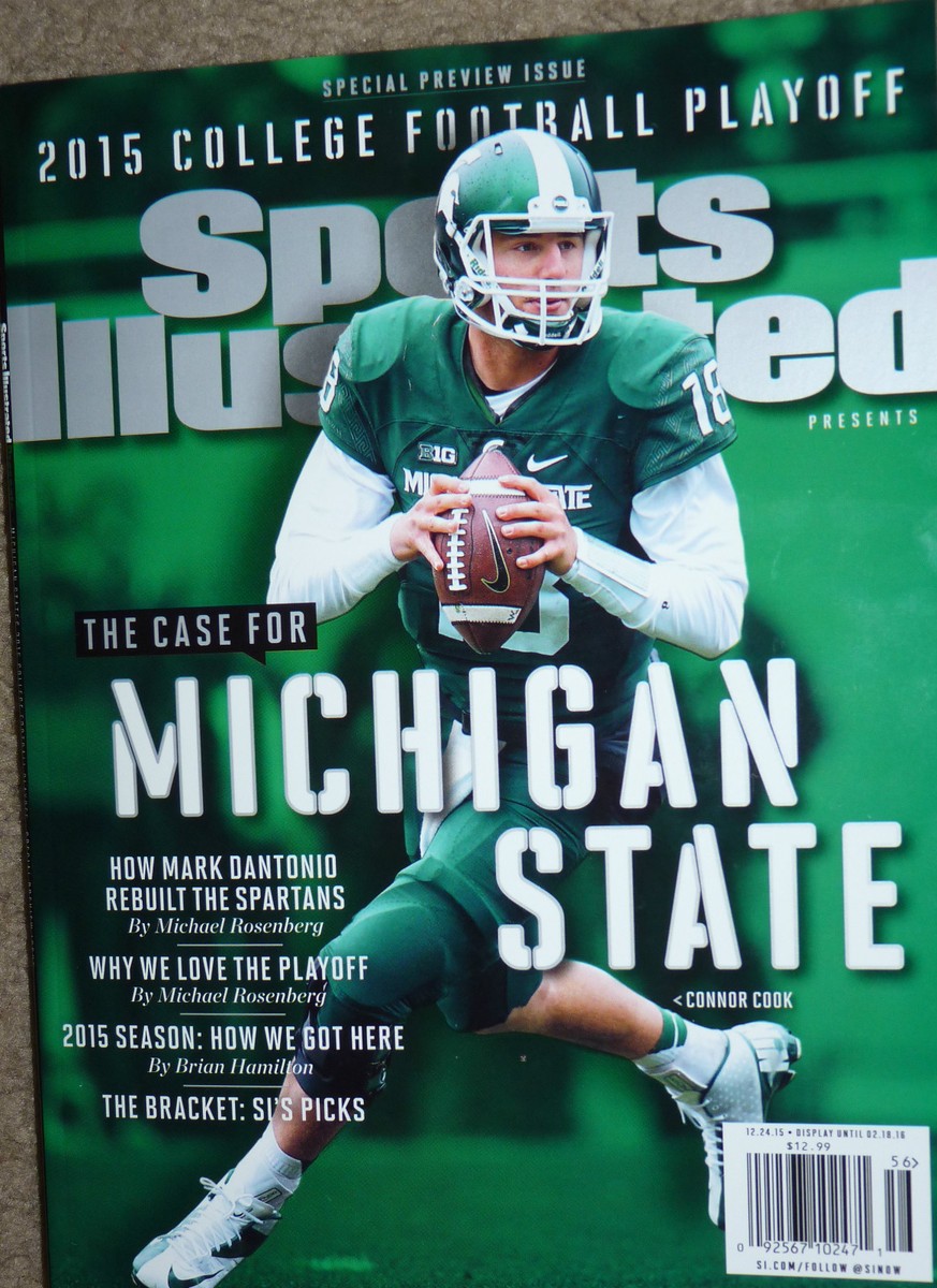2015 MICHIGAN STATE SPORTS ILLUSTRATED CORRECTED SI MARK DANTONIO MSU  SPARTAN