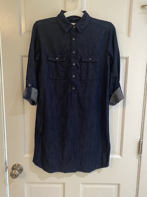 white christmas dresses Love Potion Denim Shirt Dress XLarge / Black