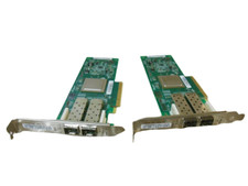 LOT OF 2 Qlogic PX2810403-01 8Gbps FC Dual Port Fiber Host Bus Adapter USED 