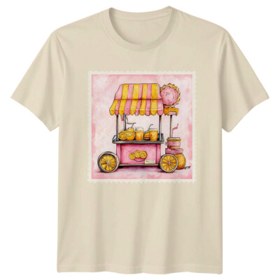 Limonade Stand Cart Essen & Trinken Herren T-Shirt Damen Grafik Tee Unisex Top