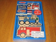 MELISSA DOUG CREATE-A-CRAFT WOODEN VEHICLE MAGNETS