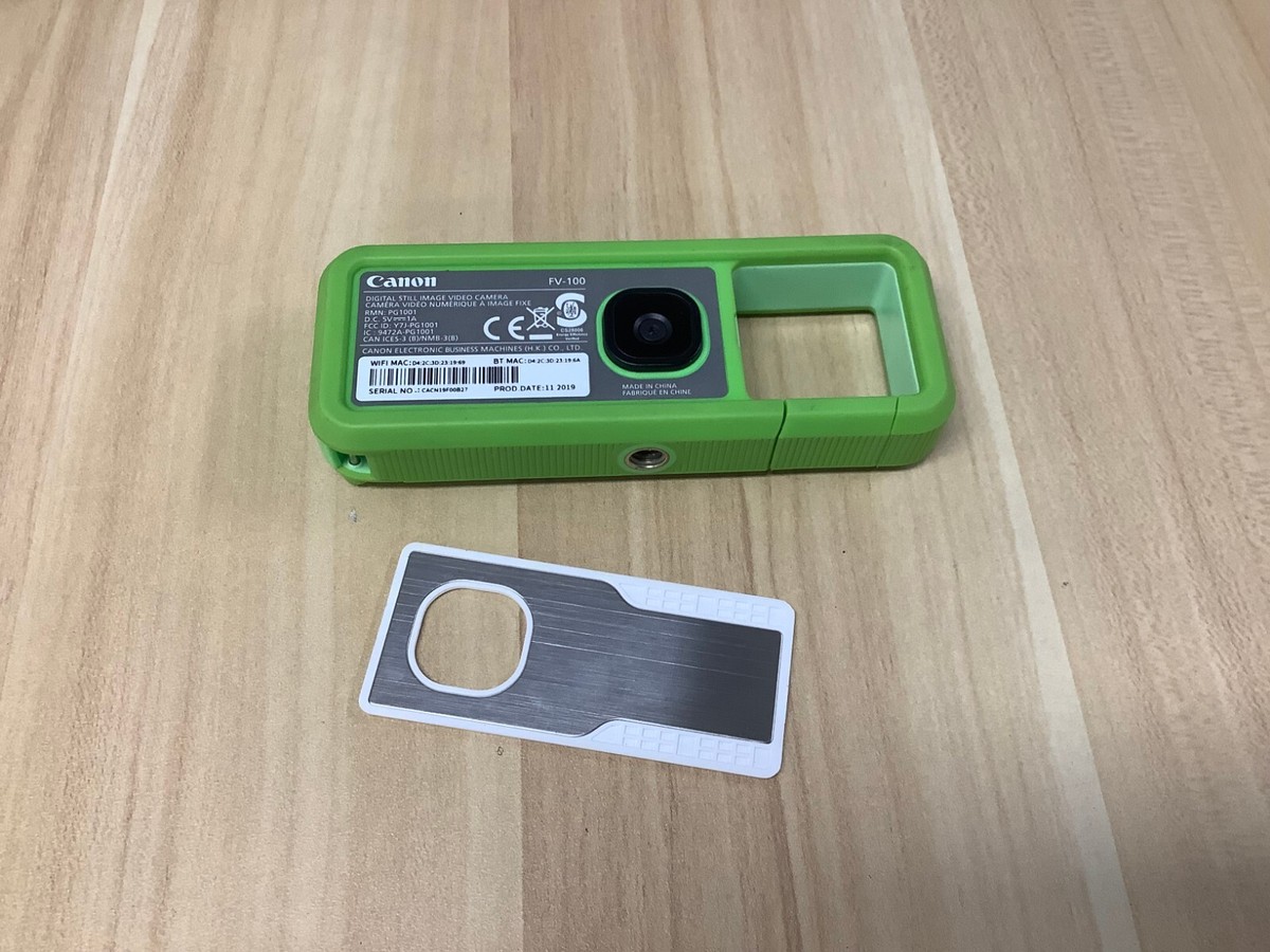 CANON キヤノン iNSPiC REC FV-100 グリーン アソビカメラ 【公式通販】