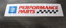 GM General Motors Banner Flag Big 2x8 feet Auto Parts Mechanic Garage Racing