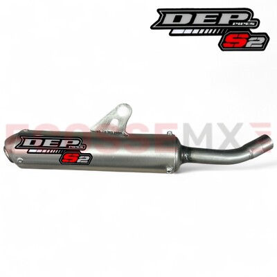 HONDA CR125 DEP AUSPUFF SCHALLDÄMPFER RUND SHORTY ENDTOPF ENDROHR 2002-2007
