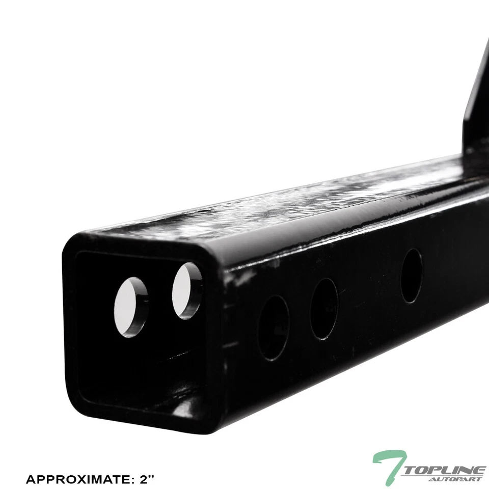 Topline 59" Mesh Foldable Trailer Hitch Cargo Carrier Tray For Jeep - Black - Imagem 3 de 4