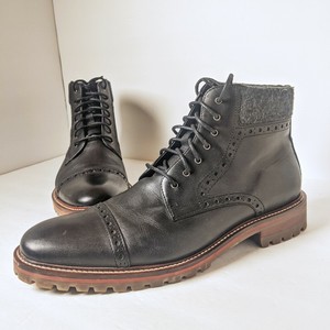 karnes brogue cap toe boot