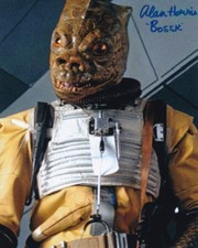ALAN HARRIS signed Autogramm 20x25cm STAR WARS in Person autograph COA