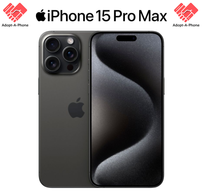 NEW*  Apple iPhone 15 Pro Max | 256GB Black Titanium | AT&T ONLY  