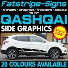 to fit NISSAN QASHQAI GRAPHICS STRIPES STICKERS DECALS NISMO ACENTA TEKNA 1.5
