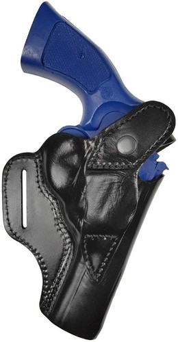 R4Li Leather Revolver Holster fits Steel Cop 3, 4 inch barrel left-handed VlaMiT - Picture 3 of 6