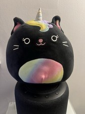 Squishmallow Caylee The Black Cat Unicorn 8” Super Cute