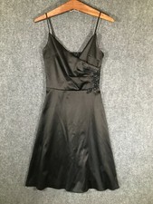 Zinc Cocktail Dress Size 3 Regular Womens Stretchy Beaded Floral Strap Sleeve