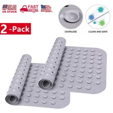 2X Oversized Bathtub Mats Original Extra Long Bath Tub Shower Floor Mat Non Slip