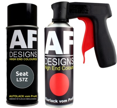 Spraydosen Griff Set für Seat LS7Z Gris Zenit Perl Basislack Klarlack Handgriff