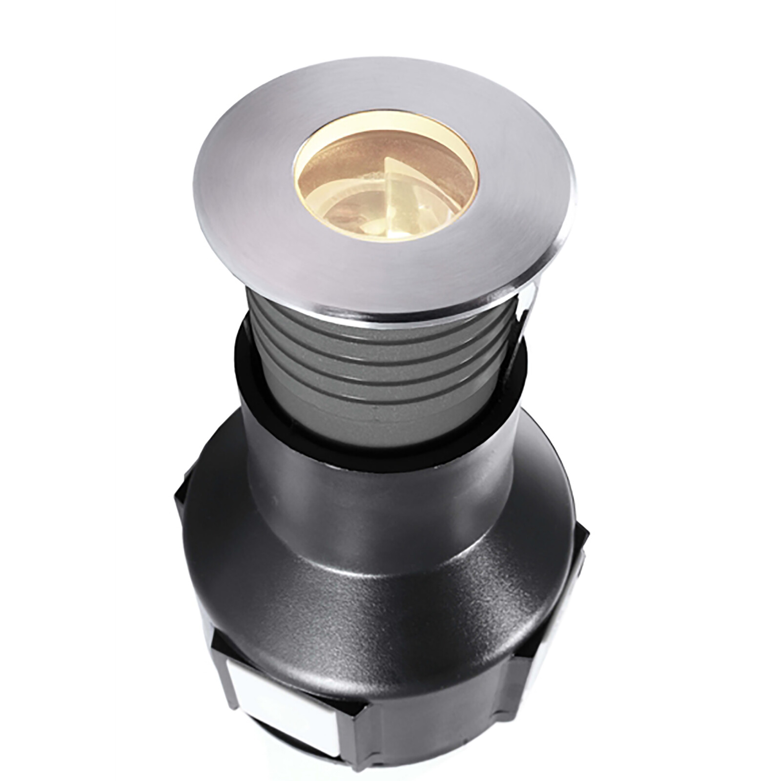 Faretto calpestabile 24V IP67 LED 3W segnapassi terreno siepe giardino 3000K led