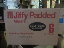 Lot of 4 Air Jiffy Padded Self-Seal Closure Mailer 6 50 Mailers 12 1/2 x 19