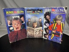 VHS Lot of 3 HOME ALONE 1, Home Alone 2 Lost in New York, Home Alone 3