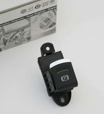 Schalter f. elektronische Parkbremse EPB Original Audi A6 S6 RS6 4F C6 Chrom OEM