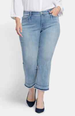 Barbara Fray Hem Ankle Bootcut Jeans NYDJ - NWT - Size 26